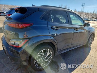 Trzecie zdjęcie samochodu z tyłu: 2022 HYUNDAI KONA N LINE VIN:KM8K33A36NU919149 - miniatura