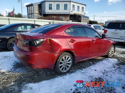 Trzecie zdjęcie samochodu z tyłu: 2007 LEXUS IS 250 VIN:JTHCK262172018421 - miniatura