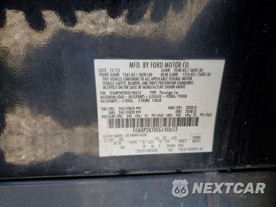 Zdjęcie 12 z 13 samochodu: 2014 FORD TAURUS SHO VIN:1FAHP2KT0EG140653 - miniatura