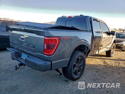 Trzecie zdjęcie samochodu z tyłu: 2021 FORD F150 SUPERCREW VIN:1FTFW1ED1MFC34340 - miniatura