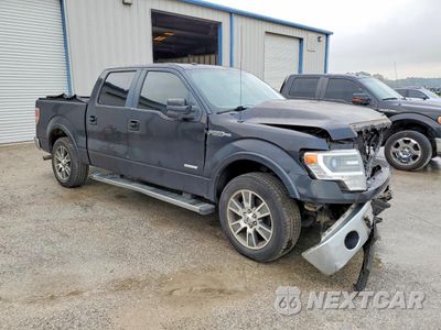 Czwarte zdjęcie samochodu z boku: 2014 FORD F150 SUPERCREW VIN:1FTFW1CT1EKD37535 - miniatura