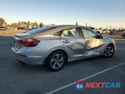 Trzecie zdjęcie samochodu z tyłu: 2020 HONDA INSIGHT EX VIN:19XZE4F50LE001843 - miniatura