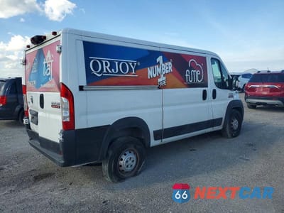Trzecie zdjęcie samochodu z tyłu: 2019 RAM PROMASTER 1500 1500 STANDARD VIN:3C6TRVAG9KE508254 - miniatura