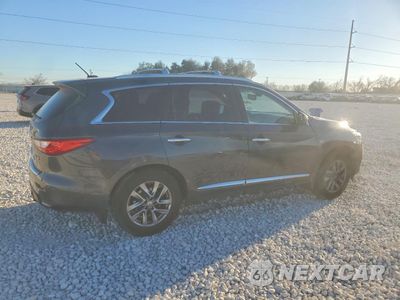 Trzecie zdjęcie samochodu z tyłu: 2014 INFINITI QX60 VIN:5N1AL0MMXEC546136 - miniatura