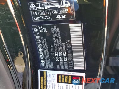 Zdjęcie 13 z 14 samochodu: 2023 MERCEDES-BENZ EQS SUV 450+ VIN:4JGDM2DB1PA028404 - miniatura