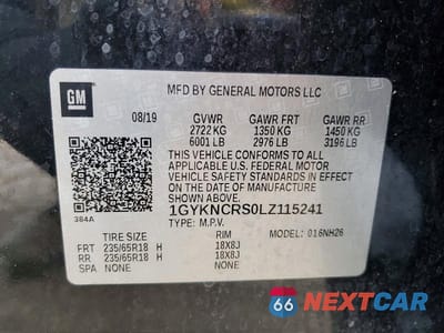 Zdjęcie 13 z 13 samochodu: 2020 CADILLAC XT5 PREMIUM LUXURY VIN:1GYKNCRS0LZ115241 - miniatura