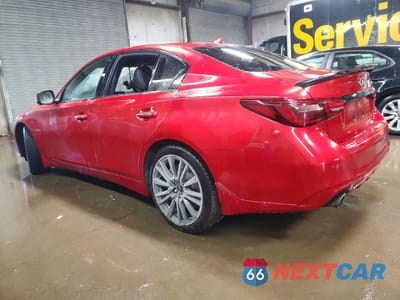 Drugie zdjęcie samochodu z przodu: 2021 INFINITY Q50 RED SPORT 400 VIN:JN1FV7DR1MM880043 - miniatura