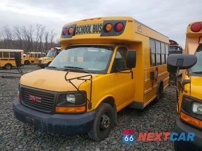 Drugie zdjęcie samochodu z przodu: 2009 GMC SAVANA SCHOOL BUS VIN:1GDJG31K191119079 - miniatura