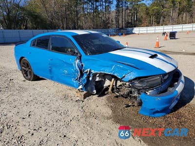Czwarte zdjęcie samochodu z boku: 2019 DODGE CHARGER SCAT PACK VIN:2C3CDXGJ0KH753961 - miniatura