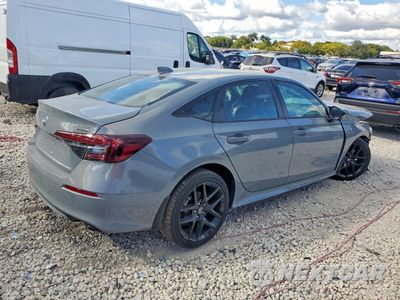 Trzecie zdjęcie samochodu z tyłu: 2025 HONDA CIVIC SPORT VIN:2HGFE2F51SH567103 - miniatura