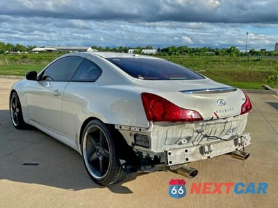 Trzecie zdjęcie samochodu z tyłu: 2008 INFINITI G37 BASE VIN:JNKCV64E48M103884 - miniatura