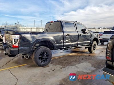 Trzecie zdjęcie samochodu z tyłu: 2021 FORD F250 SUPER DUTY VIN:1FT8W2BT9MEC56716 - miniatura
