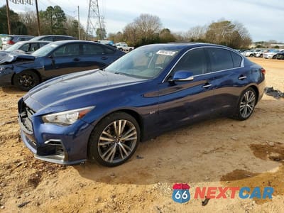 2018 INFINITI Q50 LUXE JN1EV7AR2JM445964 - główne zdjęcie licytacji z USA - miniatura