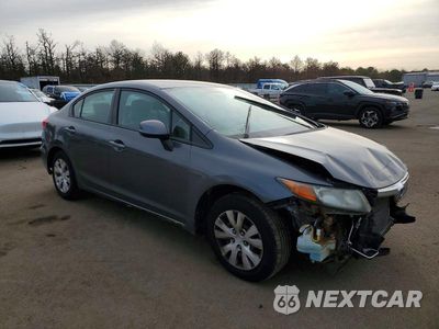 Czwarte zdjęcie samochodu z boku: 2012 HONDA CIVIC LX VIN:2HGFB2F57CH311431 - miniatura