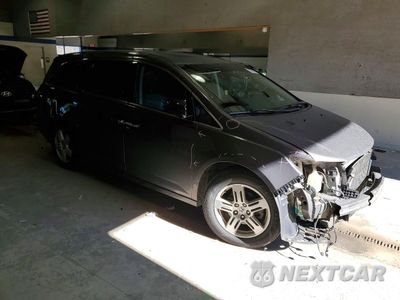 Czwarte zdjęcie samochodu z boku: 2013 HONDA ODYSSEY TOURING VIN:5FNRL5H94DB046470 - miniatura