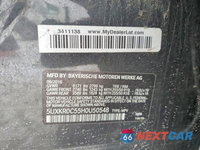 Zdjęcie 13 z 13 samochodu: 2017 BMW X5 XDRIVE35I VIN:5UXKR0C55H0U50548 - miniatura