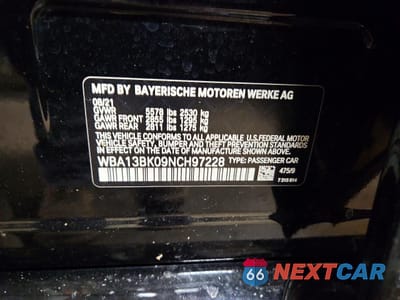 Zdjęcie 12 z 13 samochodu: 2022 BMW M550XI VIN:WBA13BK09NCH97228 - miniatura