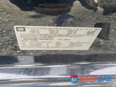 Zdjęcie 12 z 12 samochodu: 2017 CHEVROLET SILVERADO K1500 LTZ VIN:3GCUKSEC1HG405737 - miniatura