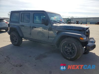 Czwarte zdjęcie samochodu z boku: 2023 JEEP WRANGLER 4XE VIN:1C4JJXN6XPW641767 - miniatura