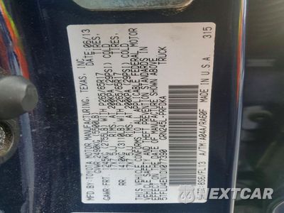 Zdjęcie 12 z 13 samochodu: 2013 TOYOTA TACOMA DOUBLE CAB VIN:5TFLU4EN1DX077390 - miniatura