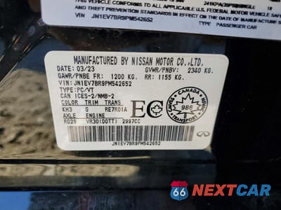 Zdjęcie 12 z 13 samochodu: 2023 INFINITI Q50 LUXE VIN:JN1EV7BR9PM542652 - miniatura