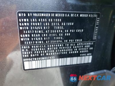 Zdjęcie 13 z 13 samochodu: 2025 VOLKSWAGEN TAOS S VIN:3VV5C7B28SM037433 - miniatura