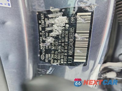 Zdjęcie 12 z 12 samochodu: 2021 HYUNDAI TUCSON SE VIN:KM8J2CA42MU365985 - miniatura