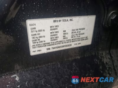 Zdjęcie 14 z 15 samochodu: 2024 TESLA MODEL Y VIN:7SAYGAEE8RF050039 - miniatura