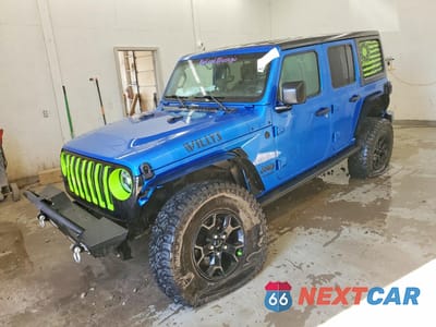 2021 JEEP WRANGLER UNLIMITED SPORT 1C4HJXDNXMW803531 - główne zdjęcie licytacji z USA - miniatura