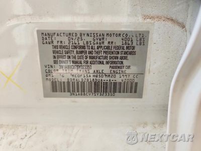 Zdjęcie 23 z 24 samochodu: 2025 NISSAN SENTRA SV VIN:3N1AB8CV7SY323350 - miniatura