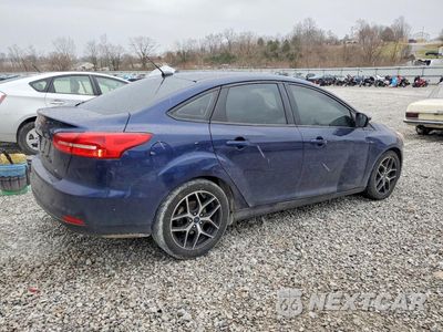 Trzecie zdjęcie samochodu z tyłu: 2017 FORD FOCUS SEL VIN:1FADP3H20HL339586 - miniatura