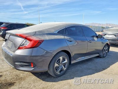Trzecie zdjęcie samochodu z tyłu: 2020 HONDA CIVIC LX VIN:2HGFC2F66LH574483 - miniatura