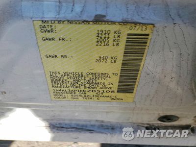Zdjęcie 12 z 13 samochodu: 2014 NISSAN ALTIMA 2.5 VIN:1N4AL3AP1EN205108 - miniatura