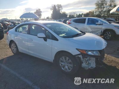 Czwarte zdjęcie samochodu z boku: 2012 HONDA CIVIC LX VIN:19XFB2F56CE300933 - miniatura
