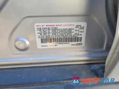 Zdjęcie 12 z 12 samochodu: 2016 MITSUBISHI OUTLANDER SPORT ES VIN:JA4AP3AW8GZ046423 - miniatura