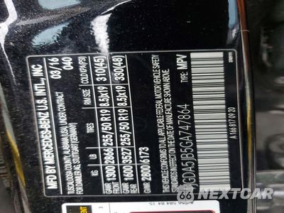 Zdjęcie 13 z 13 samochodu: 2016 MERCEDES-BENZ GLE 350 VIN:4JGDA5JB5GA747864 - miniatura
