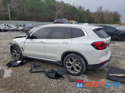 Drugie zdjęcie samochodu z przodu: 2022 BMW X3 SDRIVE30I VIN:5UX43DP00N9N17919 - miniatura