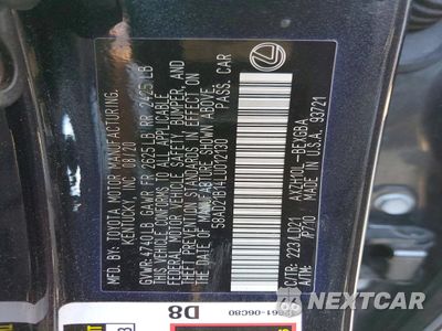 Zdjęcie 12 z 13 samochodu: 2020 LEXUS ES 300H VIN:58AD21B14LU012130 - miniatura