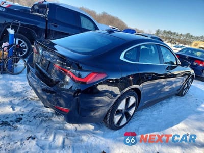 Trzecie zdjęcie samochodu z tyłu: 2024 BMW I4 XDRIVE 40 VIN:WBY83FB0XRFS85910 - miniatura
