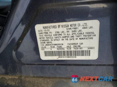 Zdjęcie 12 z 12 samochodu: 2010 INFINITI G35 VIN:JNKBV61F08M255038 - miniatura