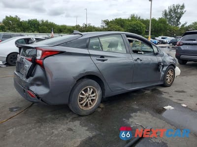 Trzecie zdjęcie samochodu z tyłu: 2019 TOYOTA PRIUS LE VIN:JTDKARFU3K3085860 - miniatura