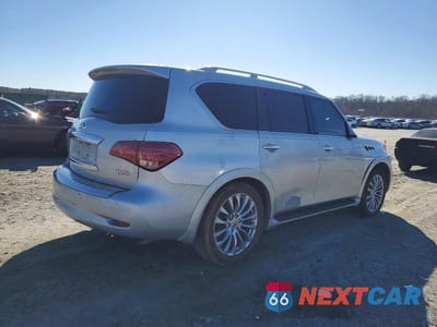 Trzecie zdjęcie samochodu z tyłu: 2016 INFINITI QX80 VIN:JN8AZ2NC4G9401859 - miniatura