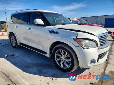 Czwarte zdjęcie samochodu z boku: 2014 INFINITI QX80 BASE VIN:JN8AZ2NF2E9551914 - miniatura