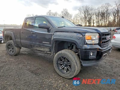Czwarte zdjęcie samochodu z boku: 2015 GMC SIERRA C1500 VIN:1GTR1TEC6FZ415885 - miniatura