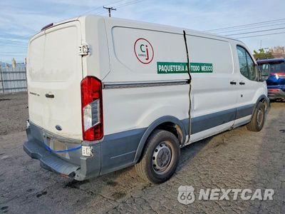 Trzecie zdjęcie samochodu z tyłu: 2018 FORD TRANSIT 150 DELIVERY VAN VIN:1FTYE1YM7JKA79271 - miniatura
