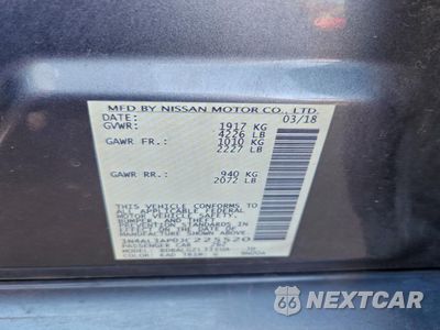 Zdjęcie 12 z 12 samochodu: 2018 NISSAN ALTIMA 2.5 VIN:1N4AL3AP0JC225520 - miniatura