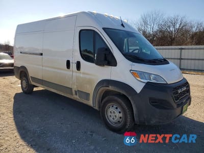 Czwarte zdjęcie samochodu z boku: 2023 RAM PROMASTER 2500 DELIVERY VAN VIN:3C6LRVDG5PE543120 - miniatura