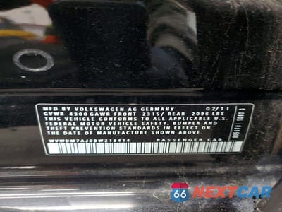 Zdjęcie 13 z 13 samochodu: 2011 VOLKSWAGEN GOLF VIN:WVWDM7AJ0BW218414 - miniatura