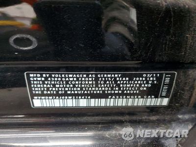 Zdjęcie 13 z 13 samochodu: 2011 VOLKSWAGEN GOLF VIN:WVWDM7AJ0BW218414 - miniatura
