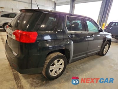Trzecie zdjęcie samochodu z tyłu: 2012 GMC TERRAIN SLE VIN:2GKALMEKXC6287652 - miniatura